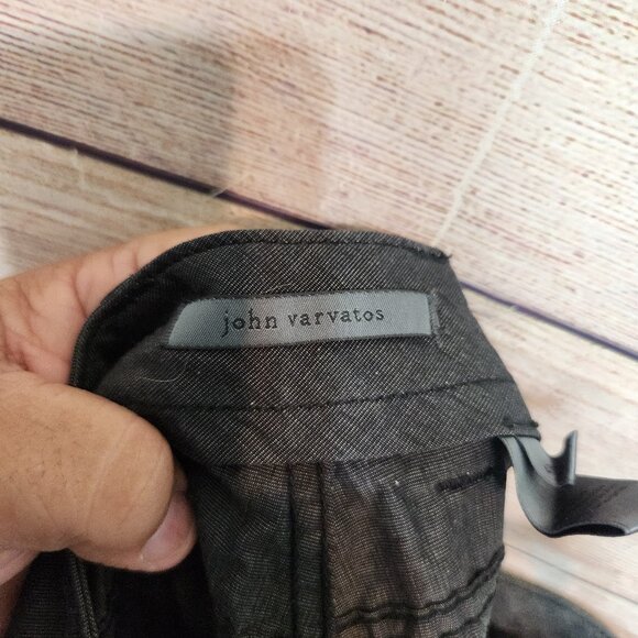 Men’s John Varvatos Gray Cargo Pants Size 48 (33 x 34) - Picture 14 of 16